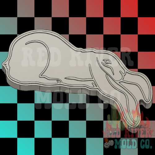 English Lop Rabbit Silicone Freshie Mold - Red River Mold Co