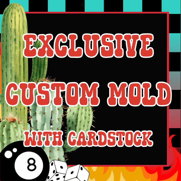 EXCLUSIVE Custom Silicone Freshie Mold with cardstock (read description) - Red River Mold Co