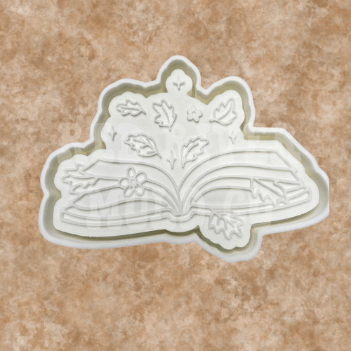 Fall Book with Leaves Silicone Freshie Mold - Red River Mold Co