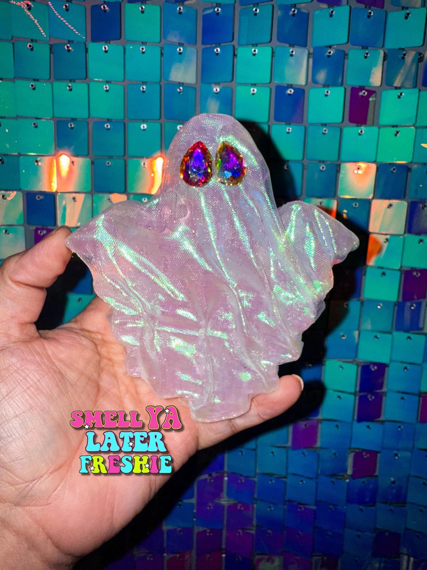 Floral Ghost Silicone Freshie Mold - Red River Mold Co