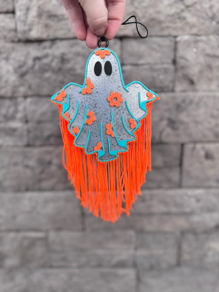 Floral Ghost Silicone Freshie Mold - Red River Mold Co