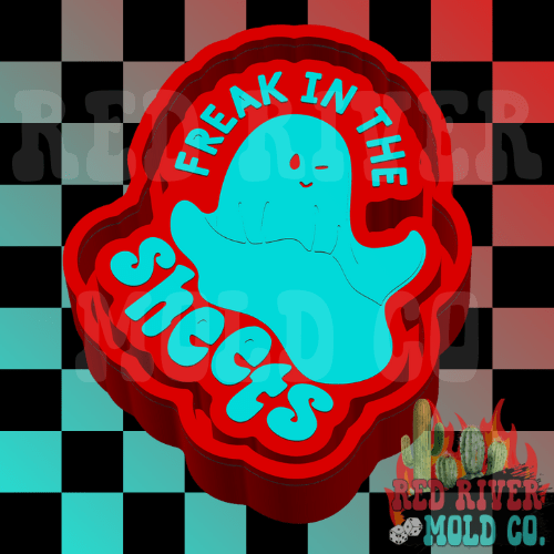 Freak In The Sheets Ghost Silicone Freshie Mold - Red River Mold Co