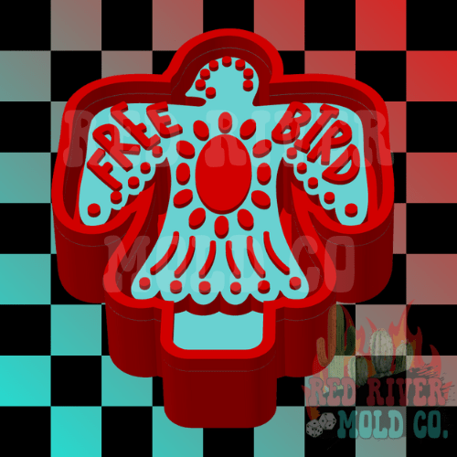 Free Bird Thunder Bird Silicone Freshie Mold - Red River Mold Co