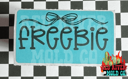 Freebie w/ bow Packing Stickers - Red River Mold Co