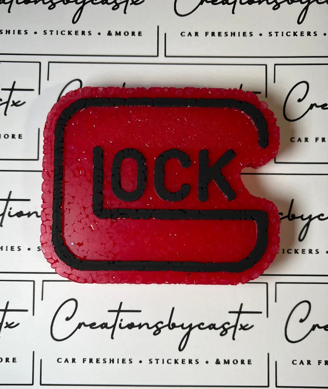 G Lock Silicone Freshie Mold - Red River Mold Co