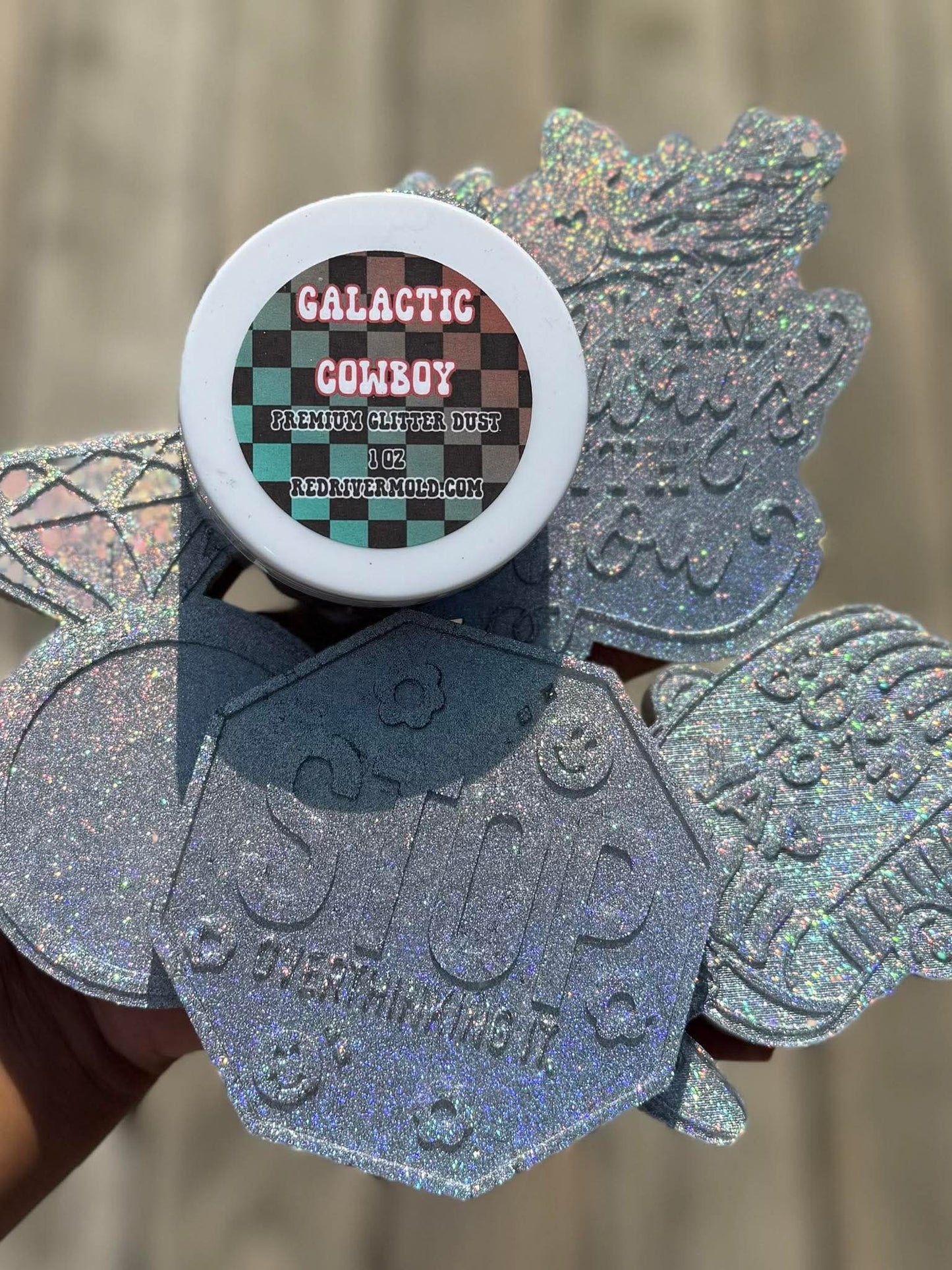 Galactic Cowboy Premium Ultra Fine Glitter Dust (1/500) Holographic - Red River Mold Co