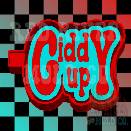 Giddy Up Silicone Freshie Mold - Red River Mold Co