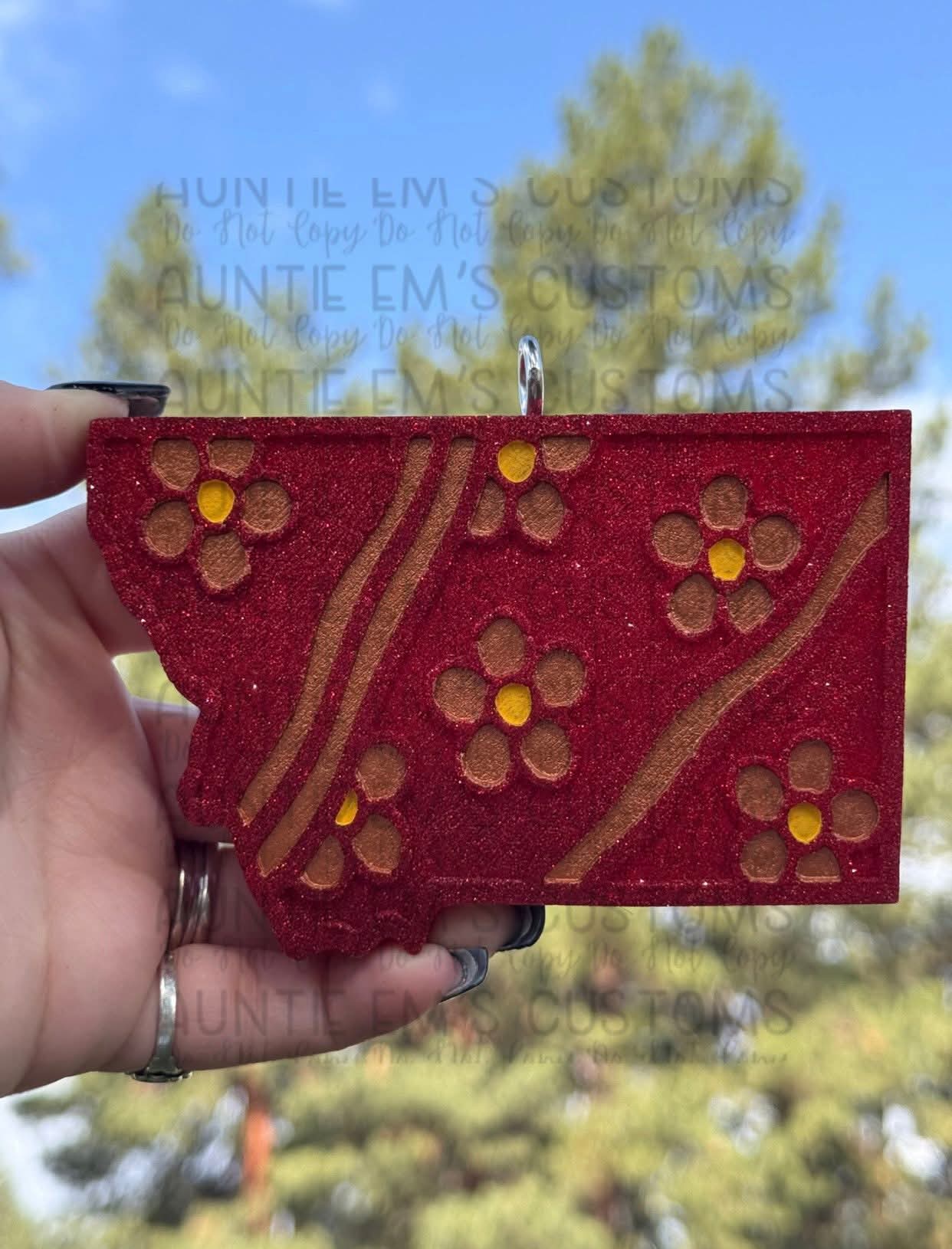 Groovy Montana Silicone Freshie Mold (COPYRIGHT PROTECTED) - Red River Mold Co