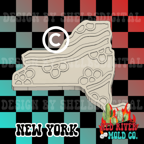 Groovy New York Silicone Freshie Mold - Red River Mold Co