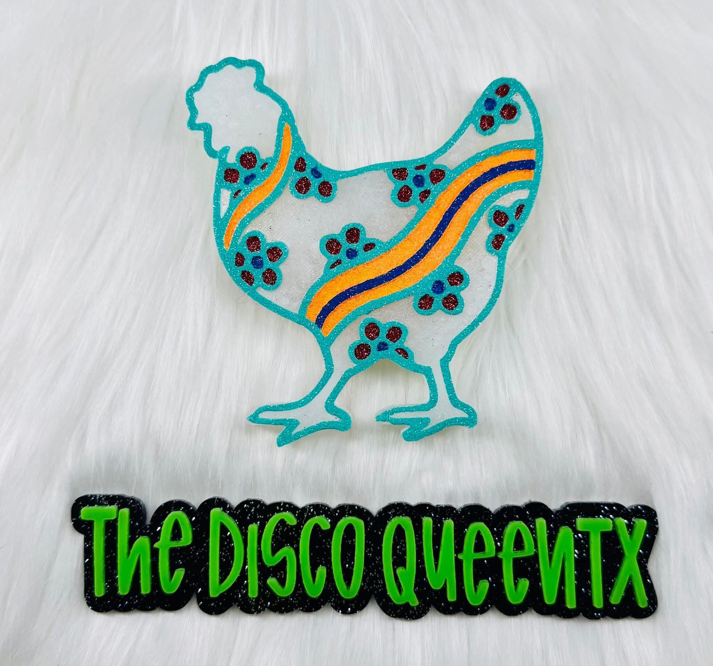 Groovy Show Chicken Silicone Freshie Mold - Red River Mold Co