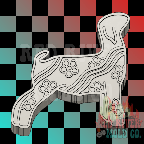 Groovy Show Goat Silicone Freshie Mold - Red River Mold Co