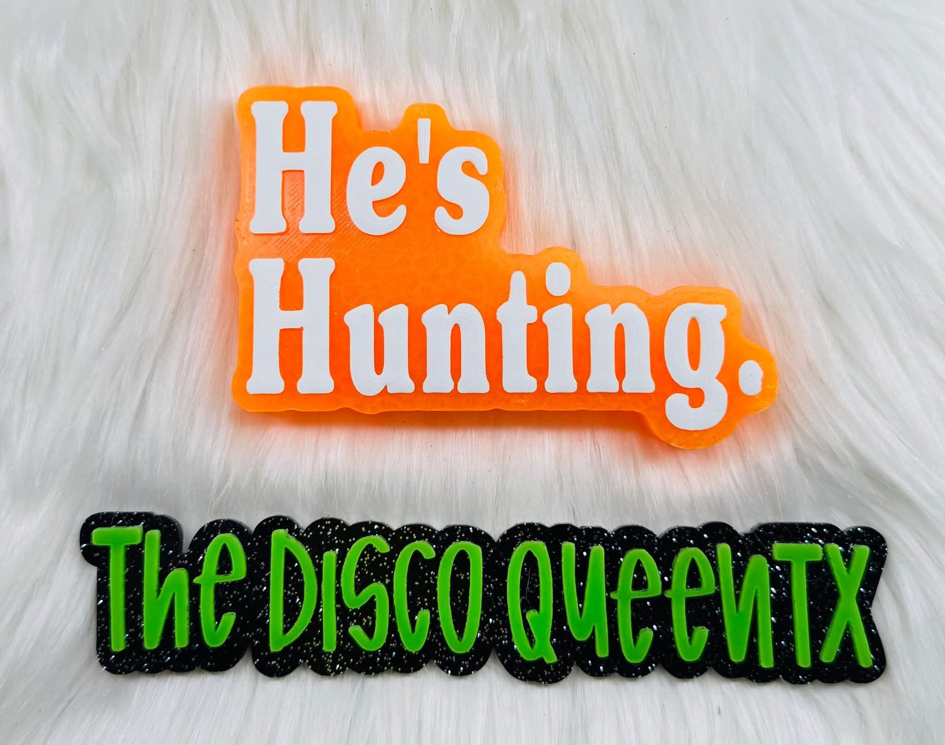 He's Hunting Silicone Freshie Mold - Red River Mold Co