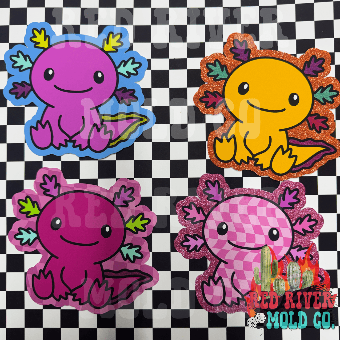 Hey Lo Freshie Co Axolotl cardstock grab bag - Red River Mold Co