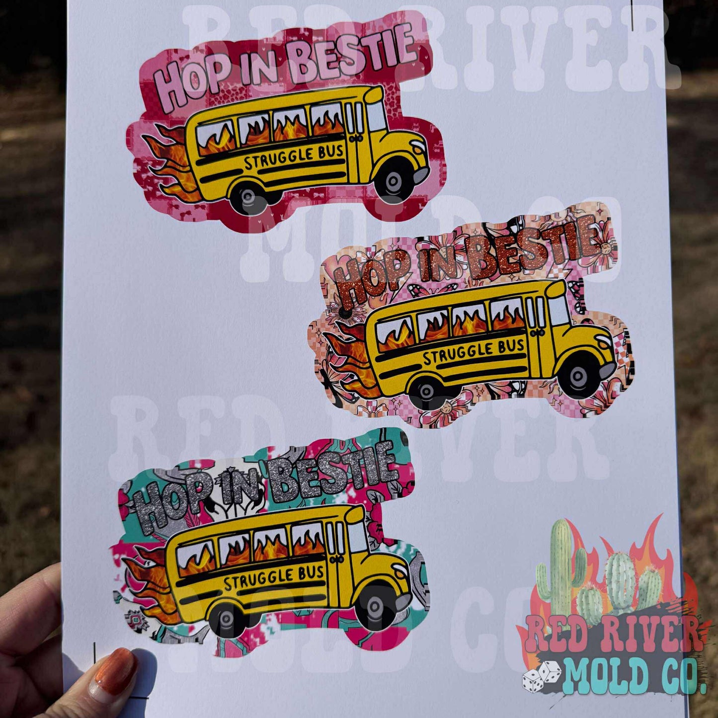 Hey Lo Freshie Co Hop In Bestie cardstock grab bag - Red River Mold Co