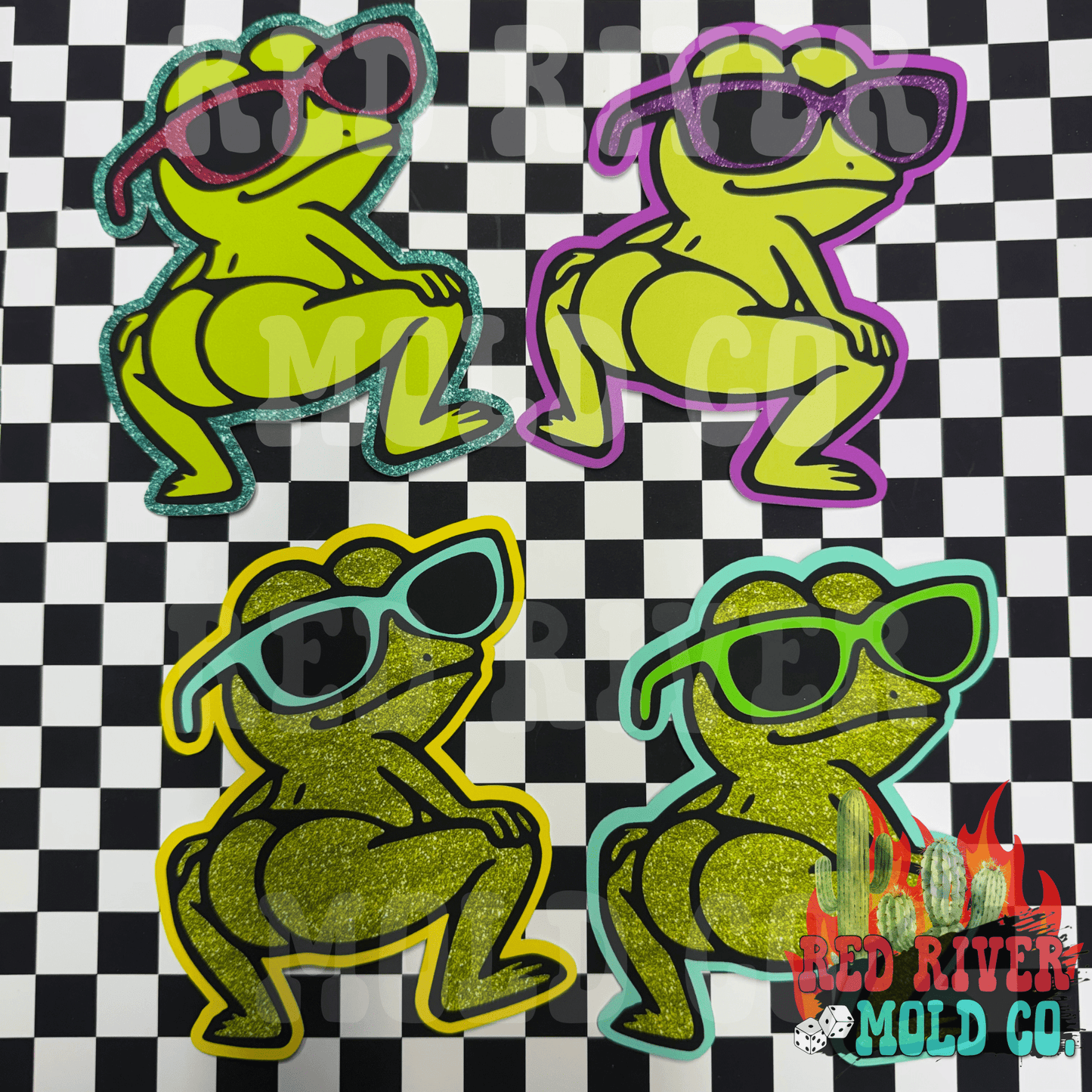 Hey Lo Freshie Co Twerking Frog cardstock grab bag - Red River Mold Co