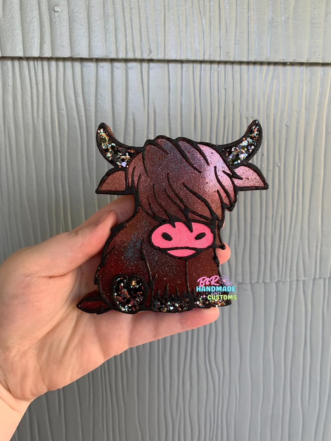 Highland Cow Silicone Freshie Mold - Red River Mold Co
