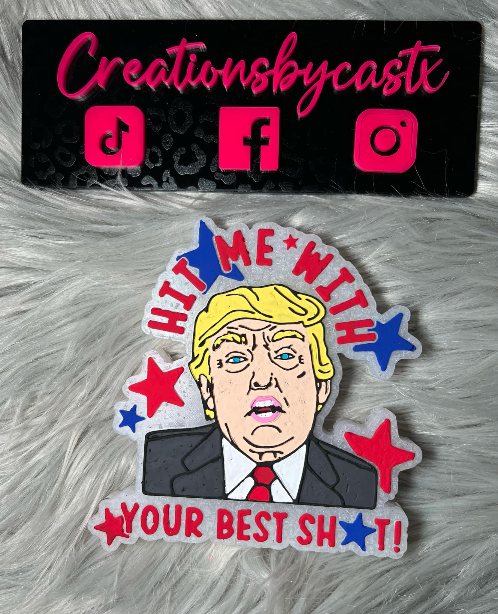 Hit Me With Your Best Shot Silicone Freshie Mold RRMC Exclusive - Red River Mold Co