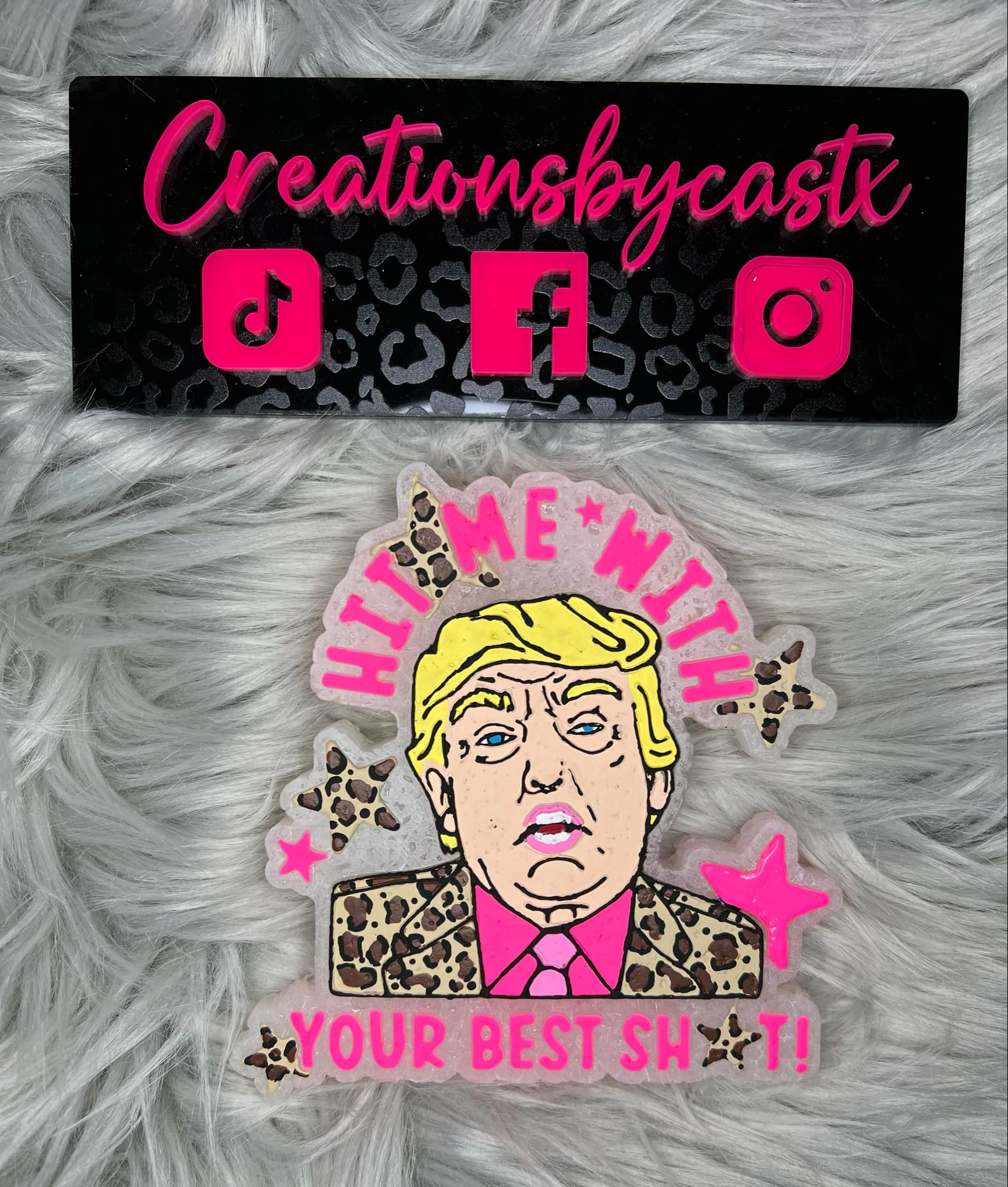 Hit Me With Your Best Shot Silicone Freshie Mold RRMC Exclusive - Red River Mold Co