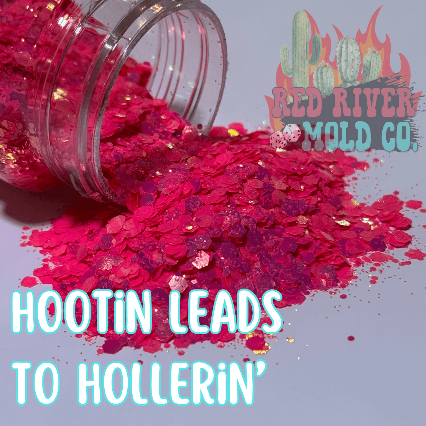 Hootin Leads To Hollerin Premium Chunky Glitter (Iridescent Metallic) - Red River Mold Co