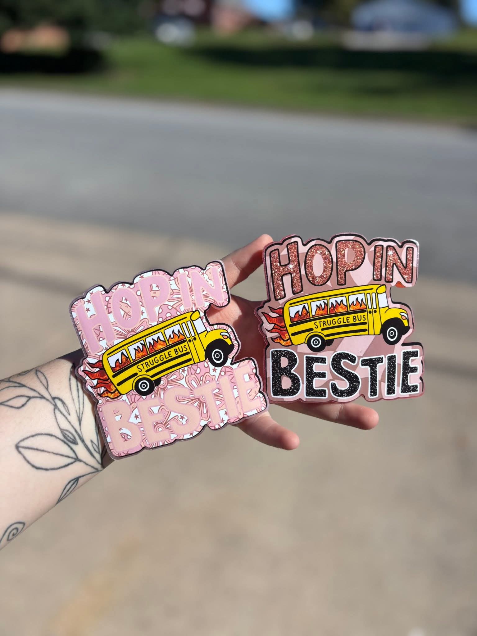 Hop In Besties Bus Silicone Freshie Mold - Red River Mold Co
