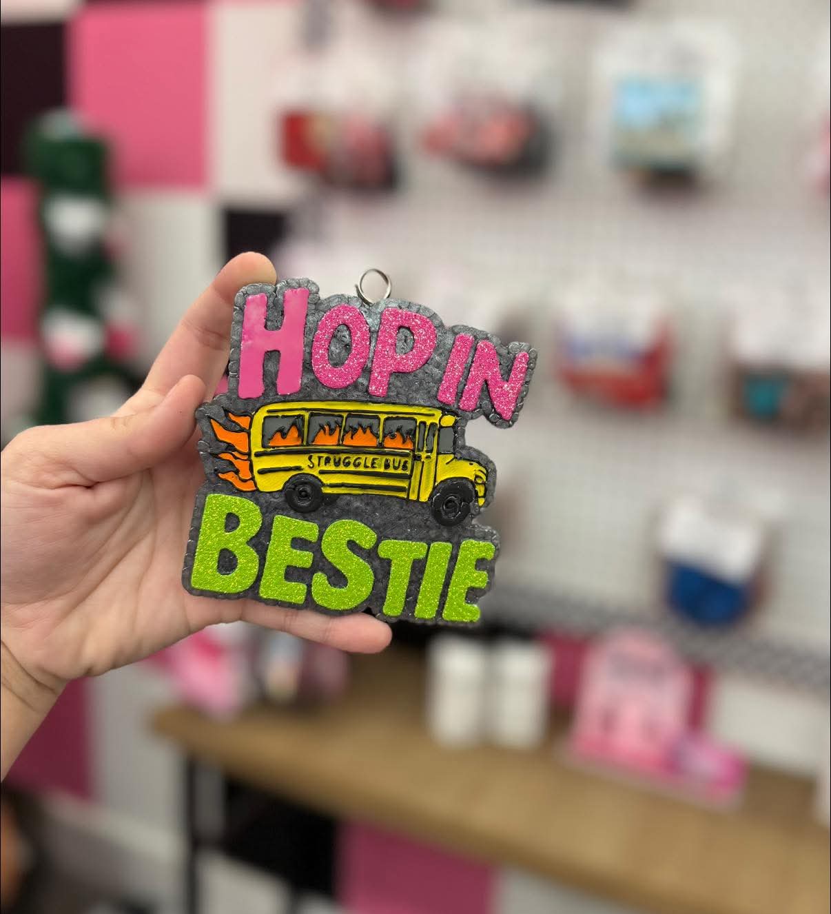 Hop In Besties Bus Silicone Freshie Mold - Red River Mold Co