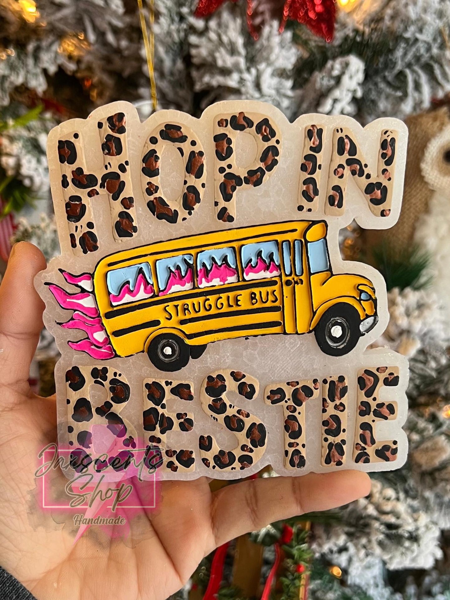 Hop In Besties Bus Silicone Freshie Mold - Red River Mold Co