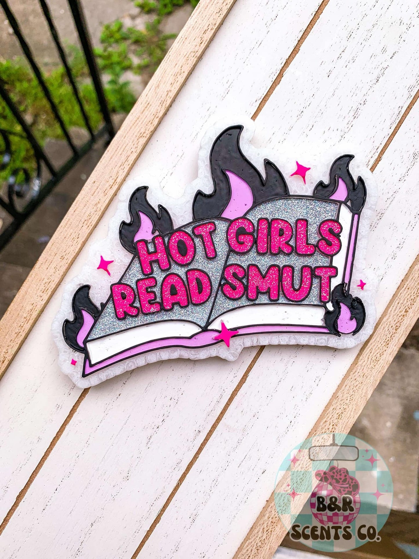 Hot Girls Read Smut Silicone Freshie Mold - Red River Mold Co