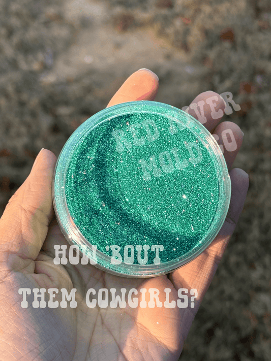 How ‘bout them cowgirls? Premium Fine Glitter (1/128) Holographic - Red River Mold Co