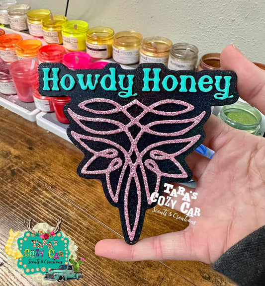 Howdy Honey Boot Stitch Silicone Freshie Mold - Red River Mold Co