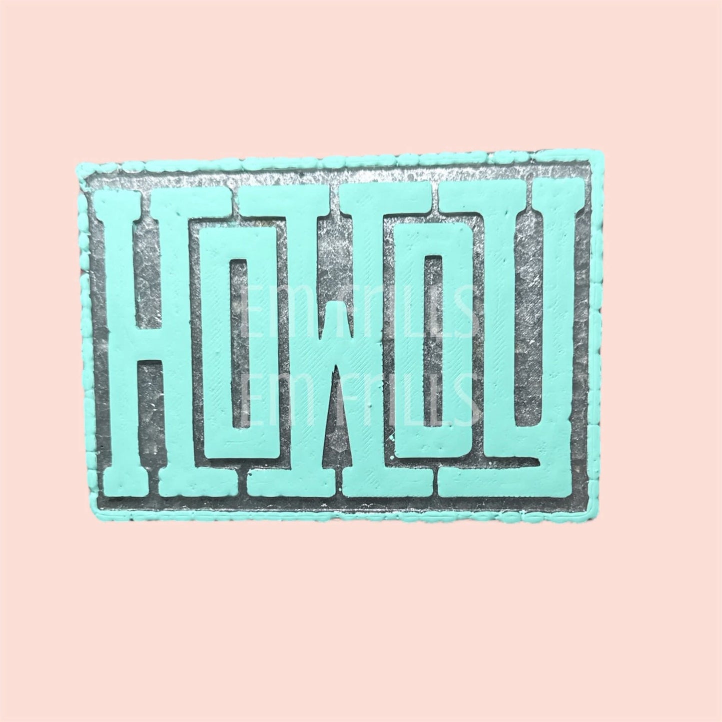 Howdy Rectangle Silicone Freshie Mold - Red River Mold Co