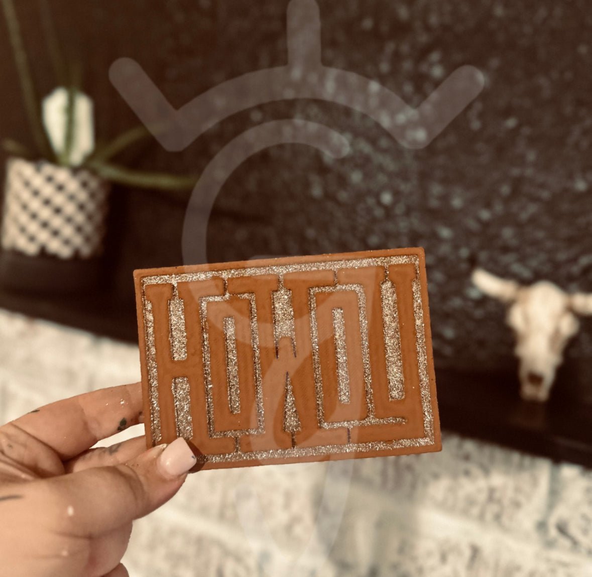 Howdy Rectangle Silicone Freshie Mold - Red River Mold Co
