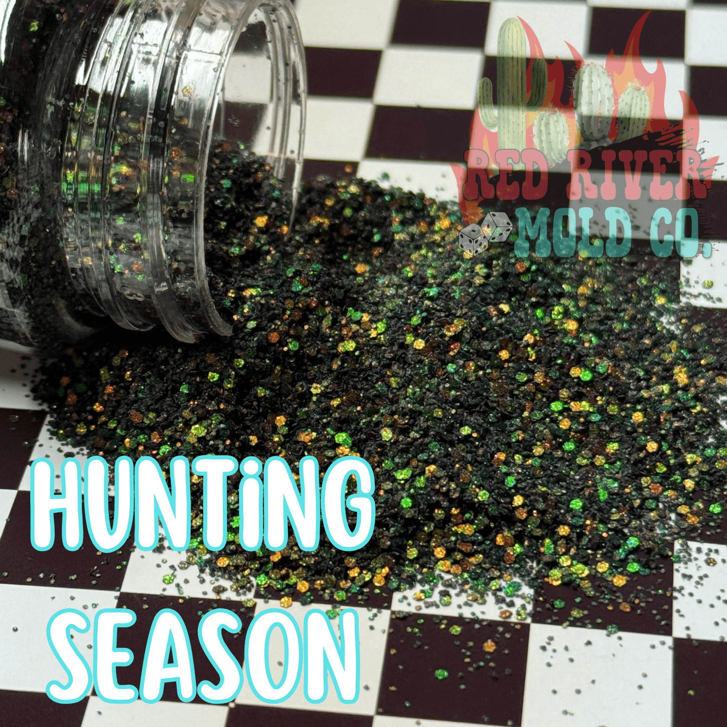 Hunting Season Premium Mini Chunky Glitter (Matte Holographic) - Red River Mold Co