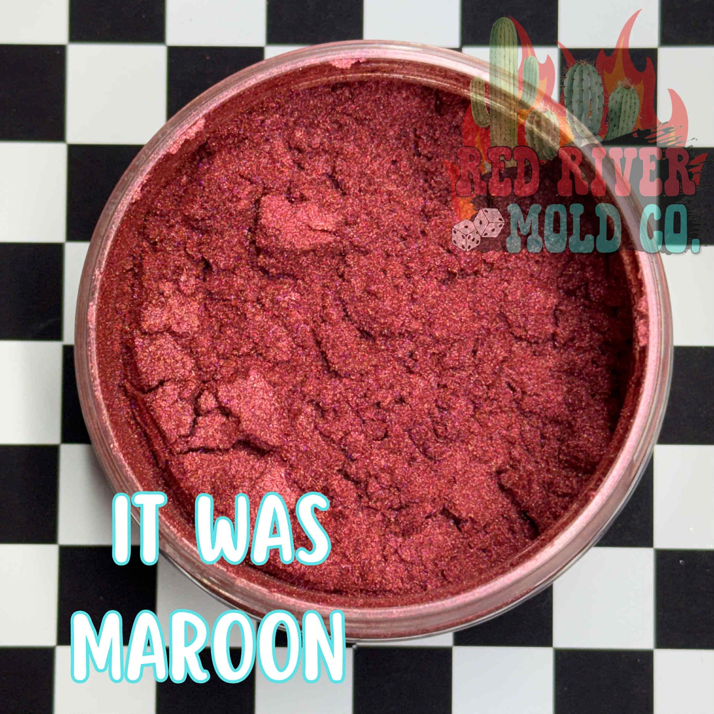 It Was Maroon Premium Mica Powder - Red River Mold Co