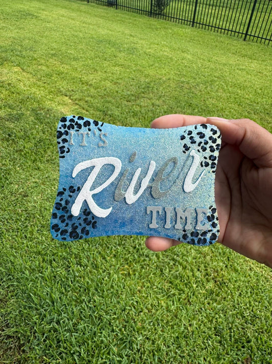 It's River Time Silicone Freshie Mold - Red River Mold Co