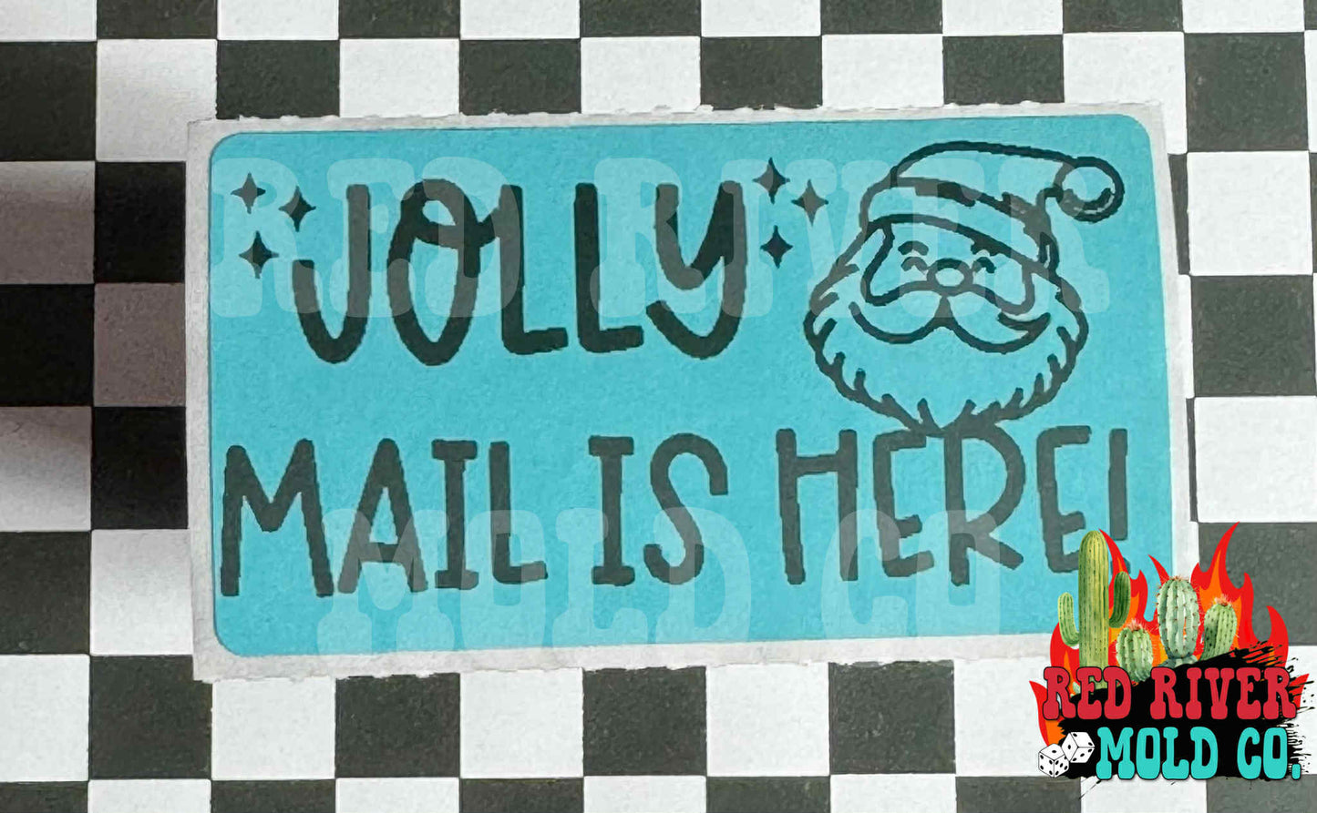 Jolly Mail Is Here Packing Stickers - Red River Mold Co