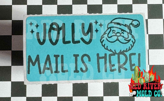 Jolly Mail Is Here Packing Stickers - Red River Mold Co