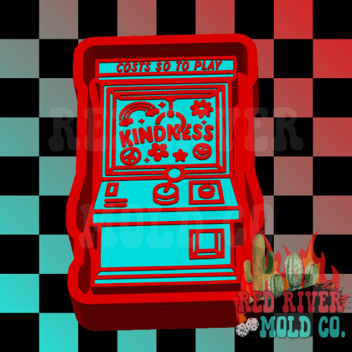 Kindness Arcade Game Silicone Freshie Mold (AGS Mold) - Red River Mold Co