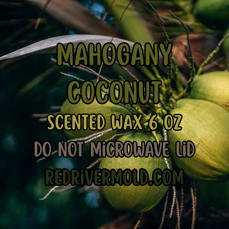 Mahogany Coconut Pre-Scented Wax 6oz