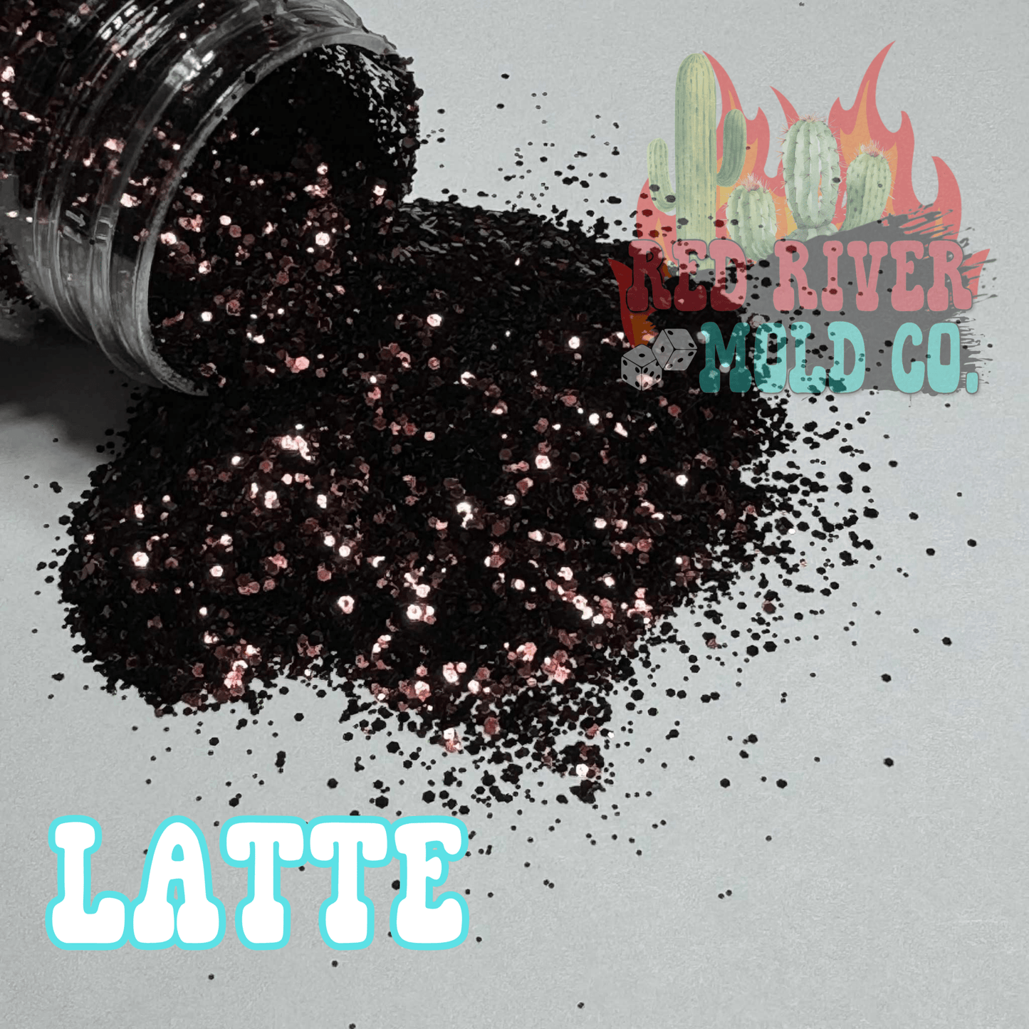 Latte Premium Mini Chunky Glitter (Metallic) - Red River Mold Co