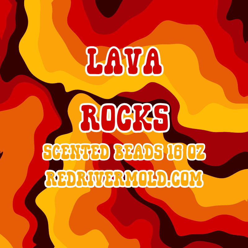 Lava Rocks Scented Aroma Beads 16 oz - Red River Mold Co