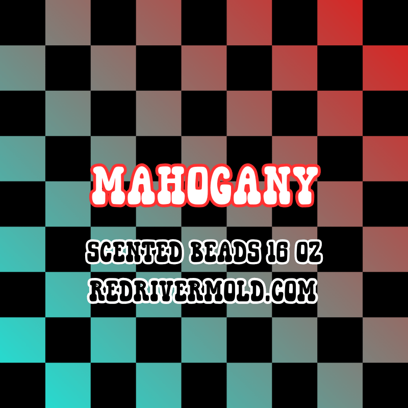 Mahogany Scented Aroma Beads 16 oz - Red River Mold Co