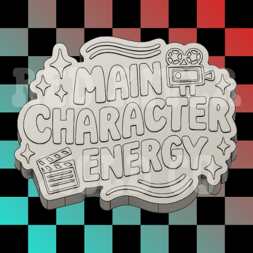 Main Character Energy Silicone Freshie Mold - Red River Mold Co