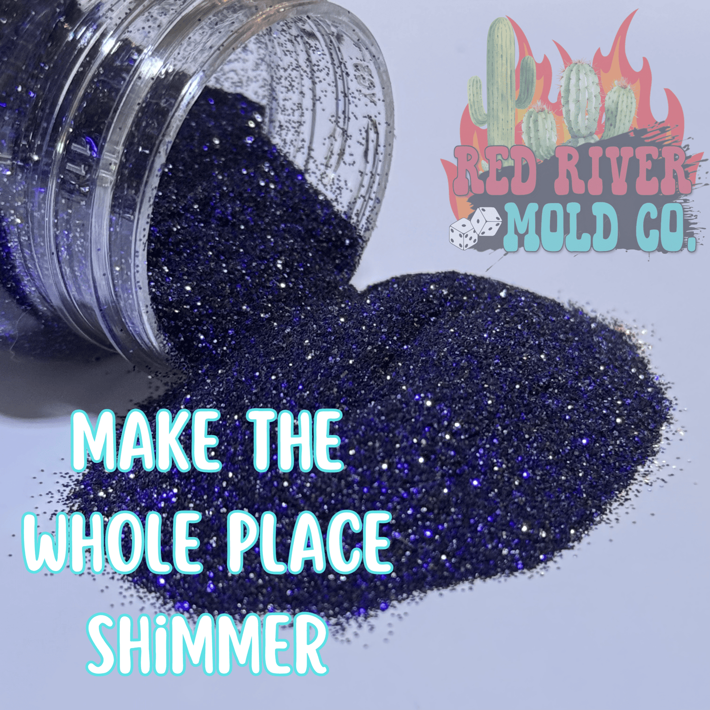 Make The Whole Place Shimmer Premium Fine Glitter (1/128) Metallic - Red River Mold Co