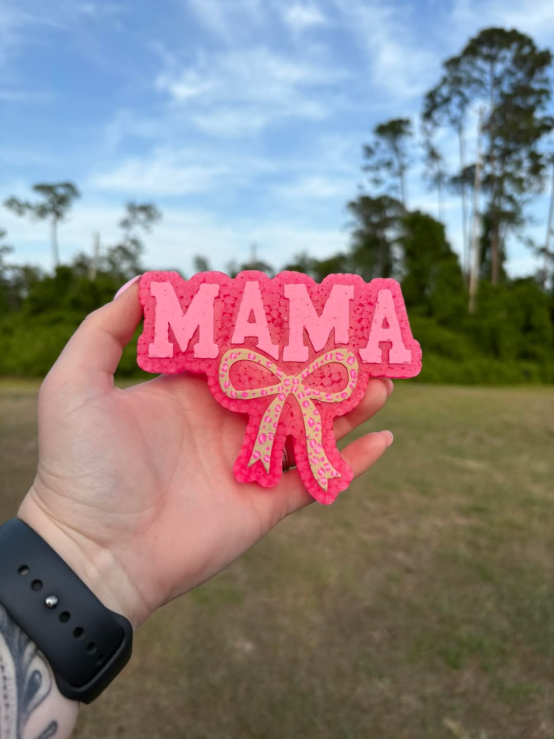 MAMA With A Bow Silicone Freshie Mold - Red River Mold Co
