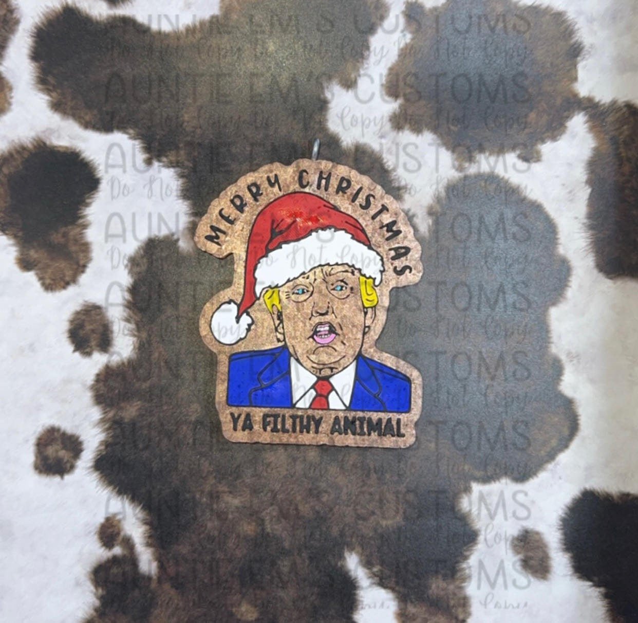 Merry Christmas Ya Filthy Animal Freshie Mold RRMC Exclusive - Red River Mold Co