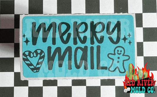 Merry Mail Packing Stickers - Red River Mold Co
