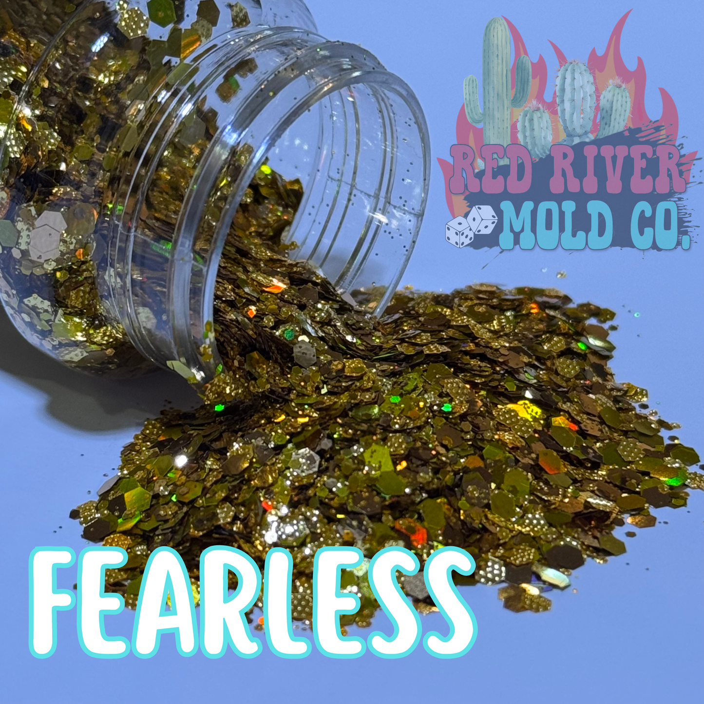 Fearless Premium Chunky Glitter (Holographic Metallic)