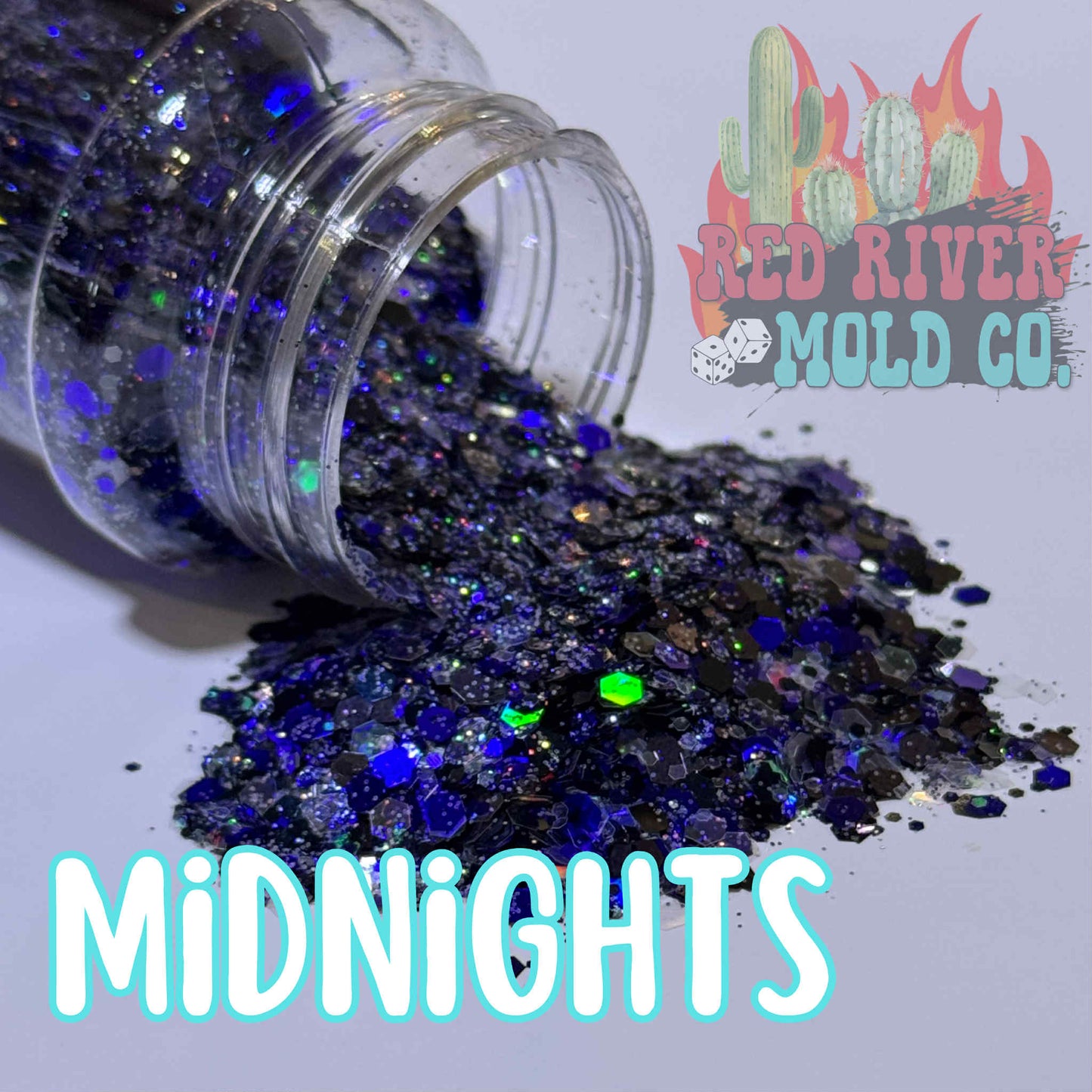 Midnights Premium Chunky Glitter (Holographic Metallic) - Red River Mold Co
