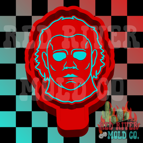 Mike Face Silicone Freshie Mold - Red River Mold Co