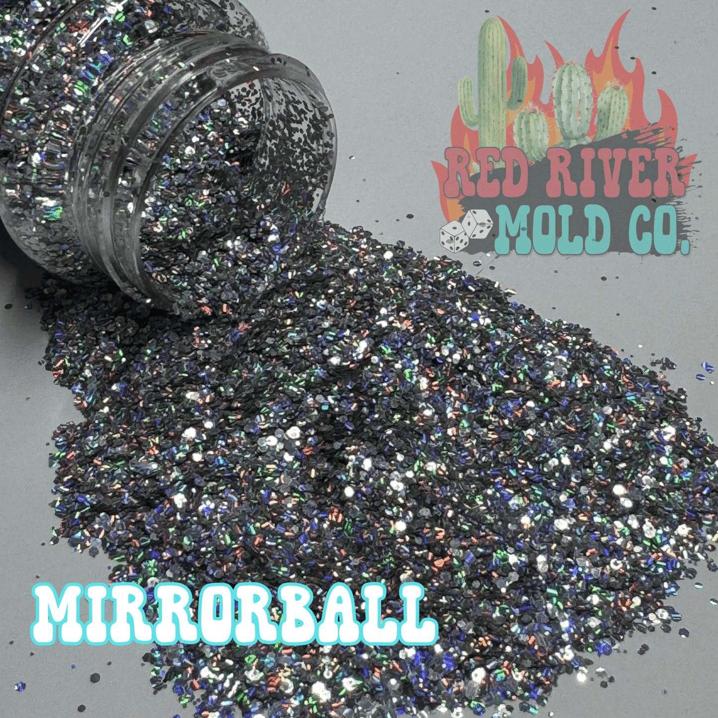 Mirrorball Premium Mini Chunky Glitter (holographic) - Red River Mold Co
